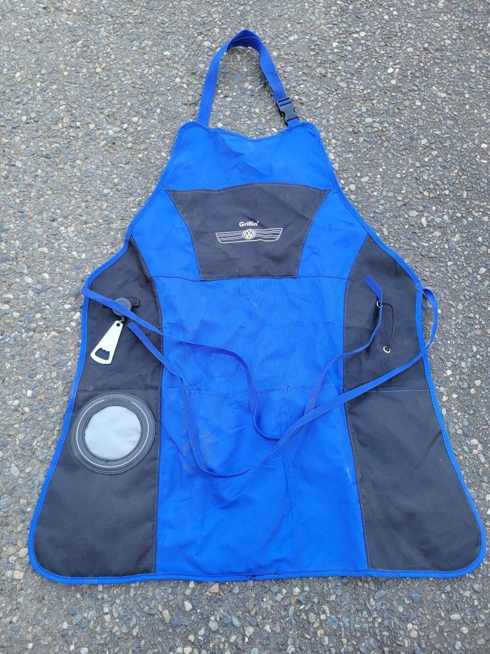 Volkswagen Vest Mens One Size Polyester Grillin' Apron Pockets Bottle Opener